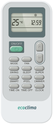 Настенный кондиционер Ecoclima ECW-HE07/BB-4R2 + EC-HE07/B-4R2, белый