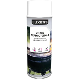 Эмаль аэрозольная термостойкая Luxens матовая бесцветная 520 мл