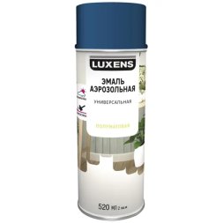 Эмаль аэрозольная декоративная Luxens сатинированная цвет сапфирово-синий 520 мл