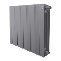 Радиатор биметаллический Royal Thermo PianoForte 500 Серебристый VR80 - 10 секц. Радиатор биметаллический Royal Thermo PianoForte 500 Серебристый VR80 - 10 секц.